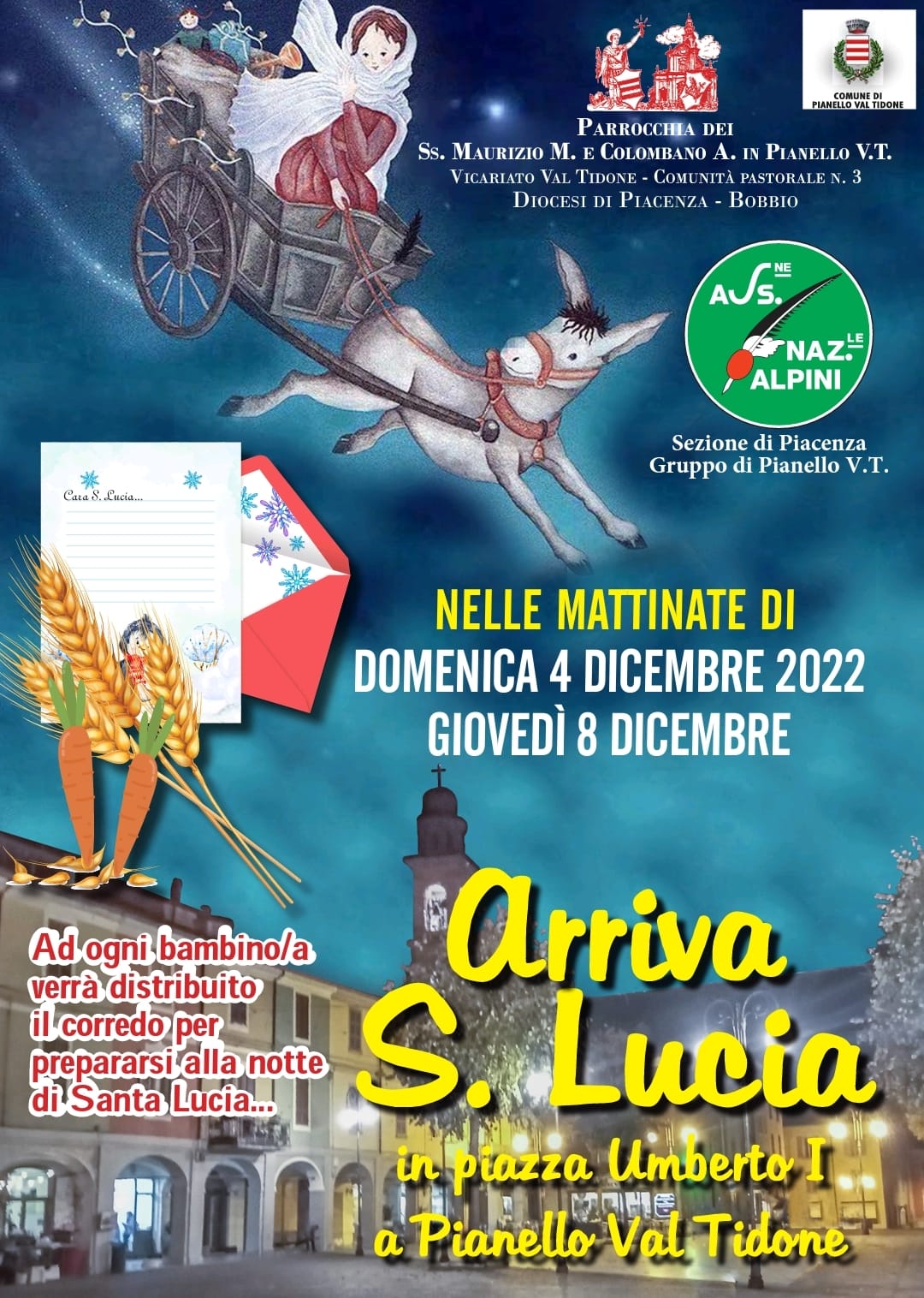 Arriva San Lucia - Pianello Val Tidone