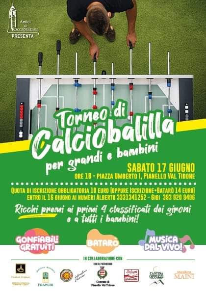 Torneo di Calcio Balilla - Piazza Umberto I