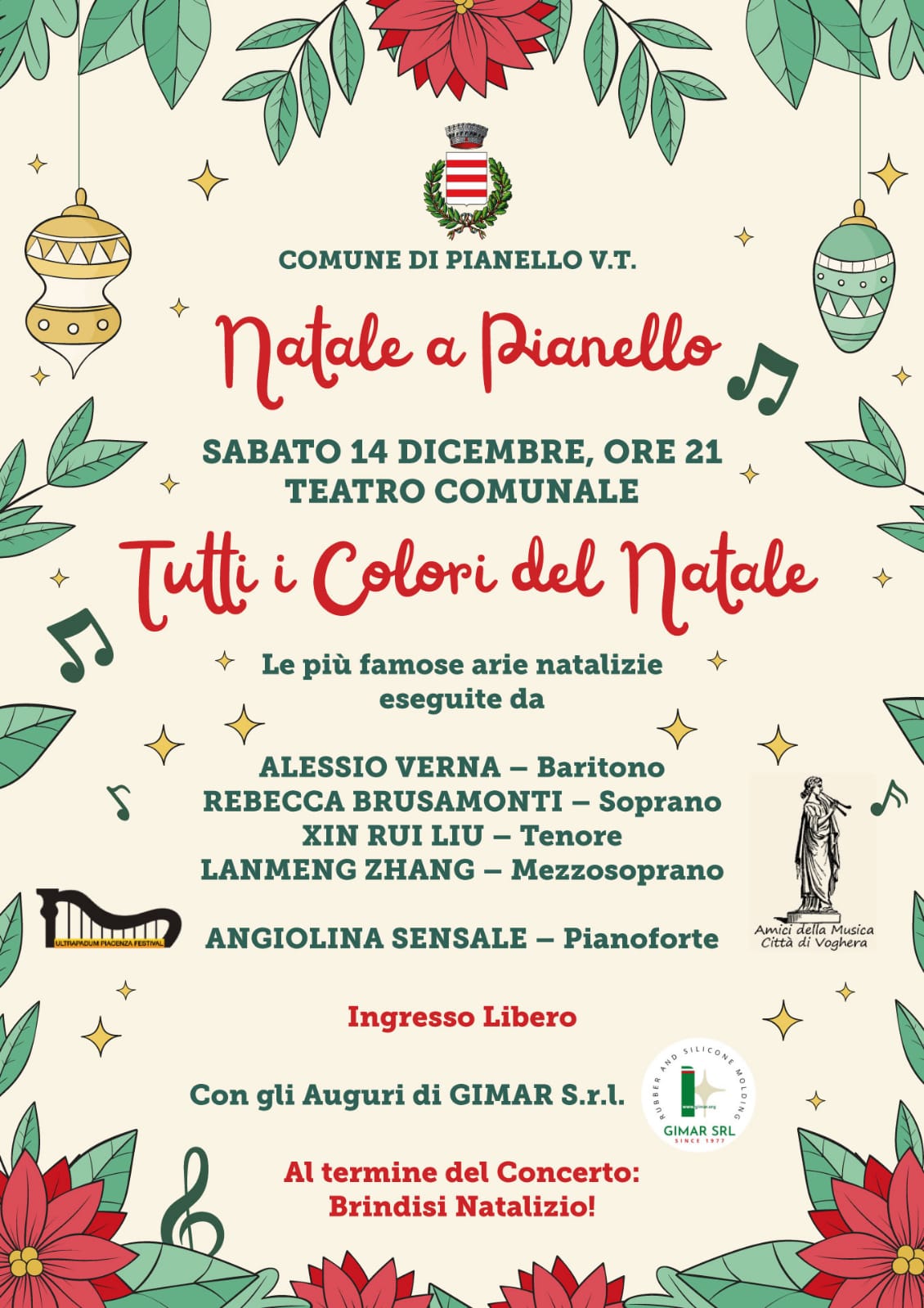 Concerto di Natale Pianello Val Tidone