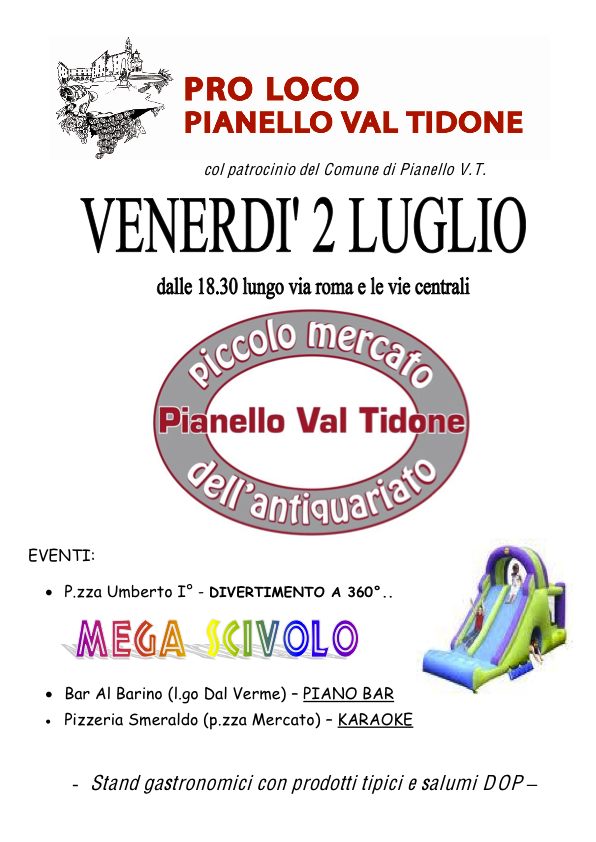 Mercatini dell'Antiquariato e della Creatività - Ven 2 Luglio 2010