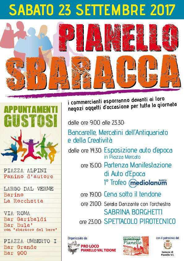 Pianello Sbaracca, sabato 23 Settembre dalle ore 9